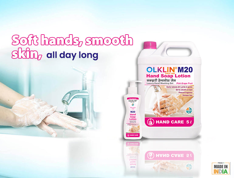 Sustainable Hand Soap Lotion for Soft Hands and a Greener World